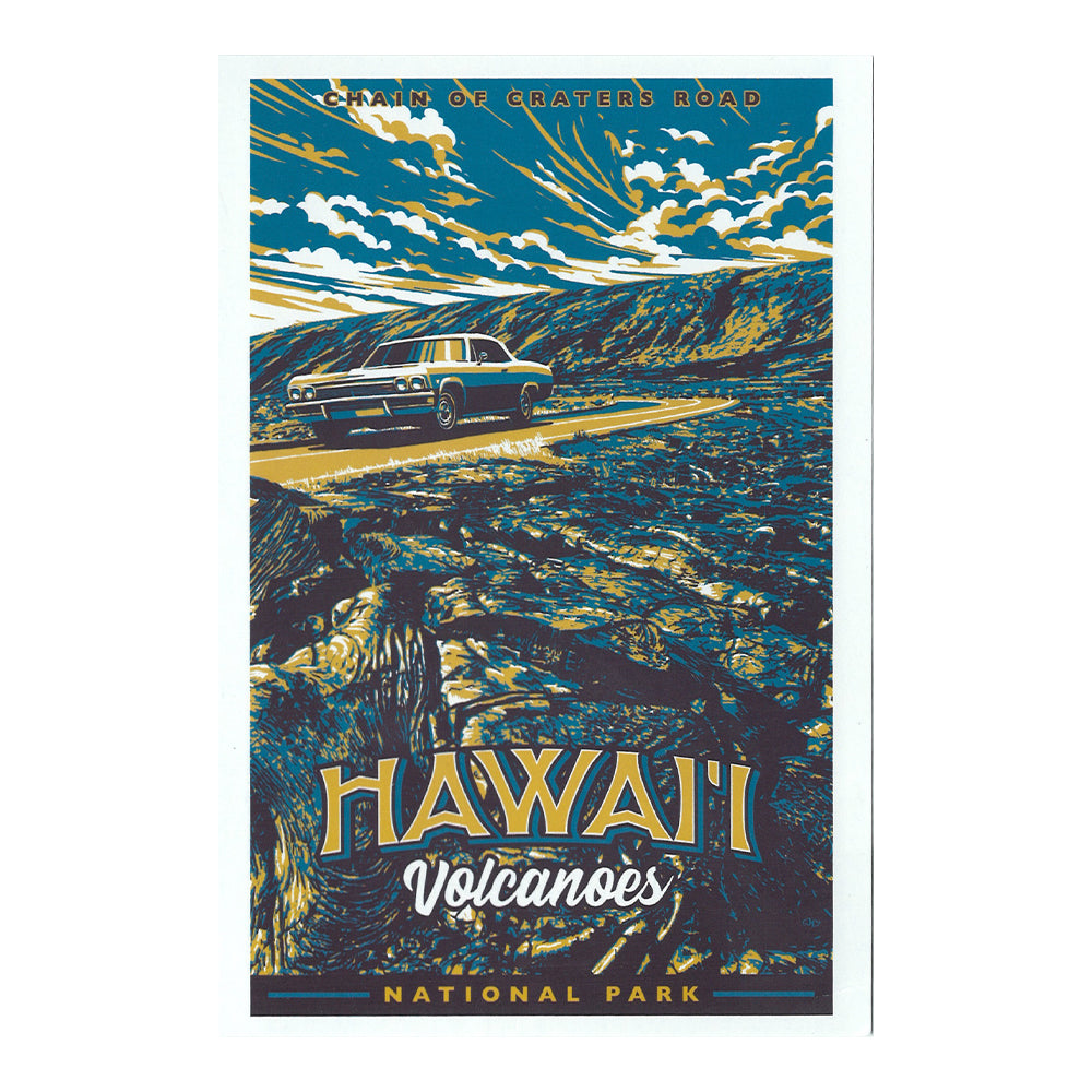 Chain of Crater Road Stickers - Premium Vinyl Decals for Laptops, Water Bottles & Travel Gear - Perfect for Adventure Enthusiasts & Road Trip Lovers