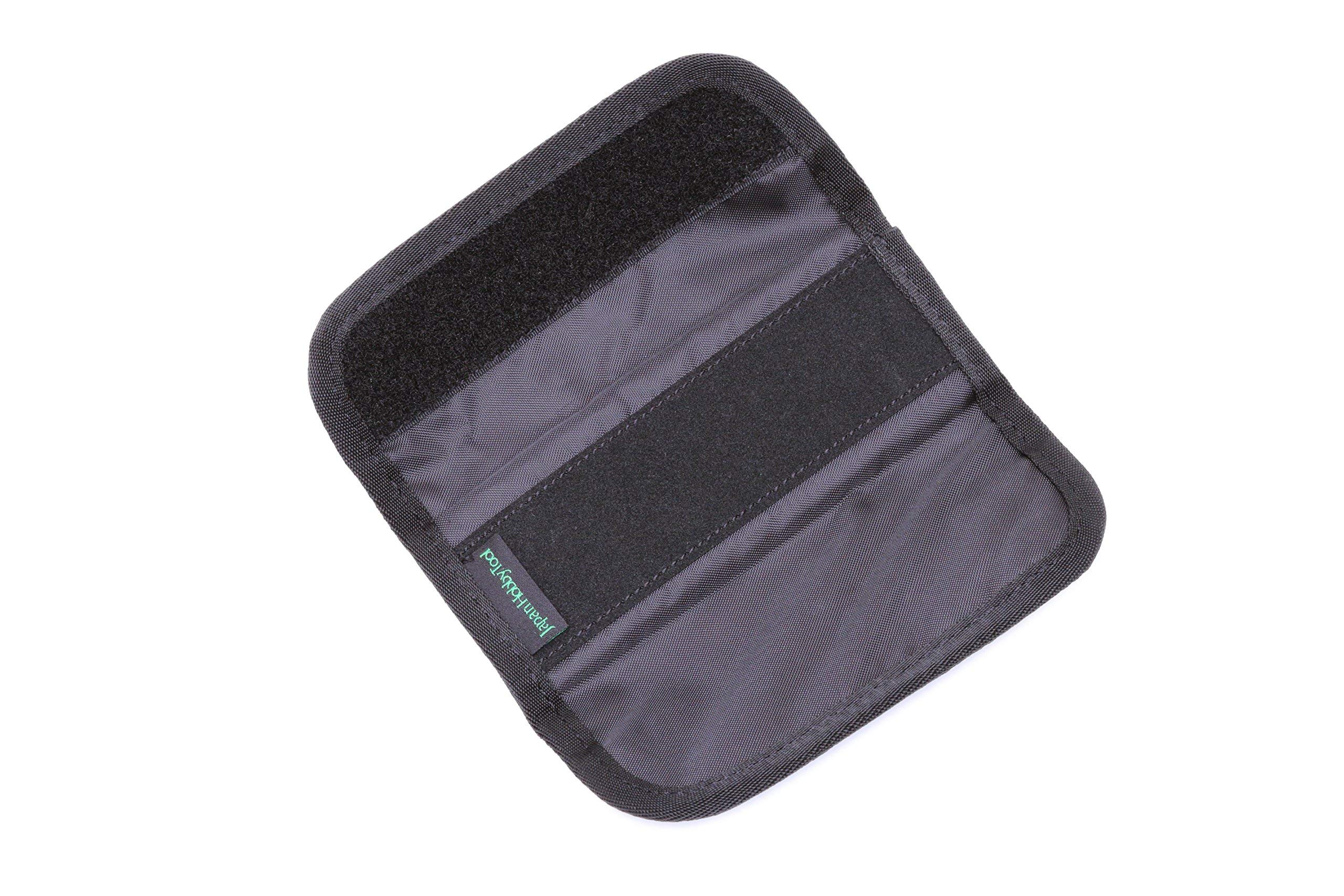Black Air Cell Mini Shoulder Pad for Comfort & Support - Ideal for Backpacks, Handbags & Shoulder Straps