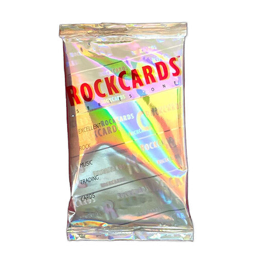 1991 Brockum Rock Cards Series 1 Unopened Trading Card Pack - Vintage Collectible Music Memorabilia for Card Collectors & Rock Fans
