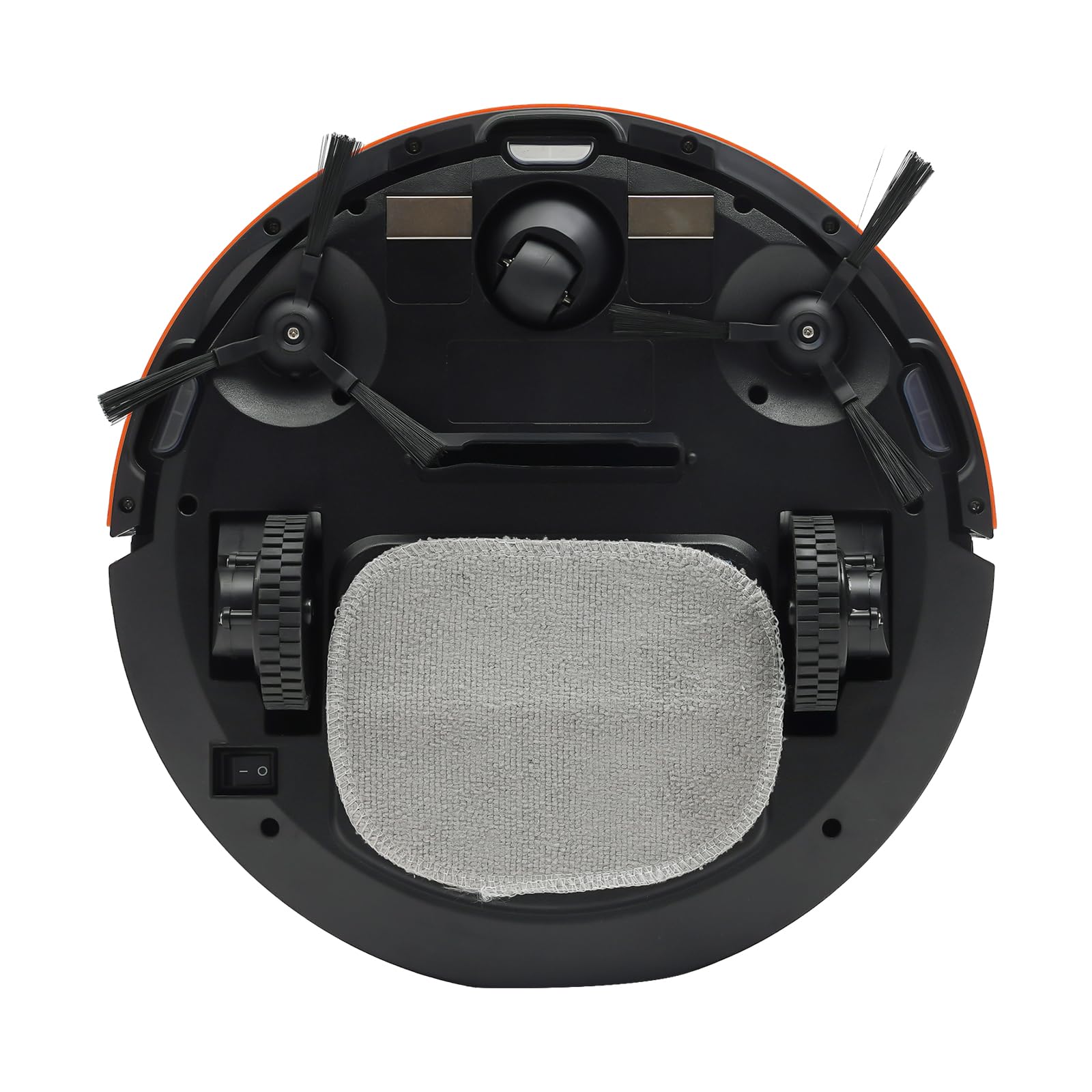 Smart Robot Vacuum Cleaner and Mop 3-in-1 Combo - 2700Pa Strong Suction, Self-Charging, APP & Push Button Control - 120 Min Runtime - Perfect for Pet Hair, Hard Floors & Carpets (Black) - Ideal for Home Cleaning, Office Spaces & Pet Owners