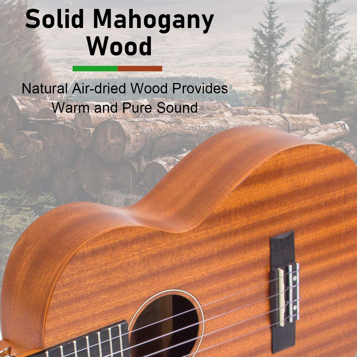 30 Inch Professional Baritone Ukulele for Adults - Premium Hawaiian Guitar with Gig Bag, Strap & OEM Strings - Perfect for Beginners, Performances & Travel - Yukelele, Ukelele, Ukalalee