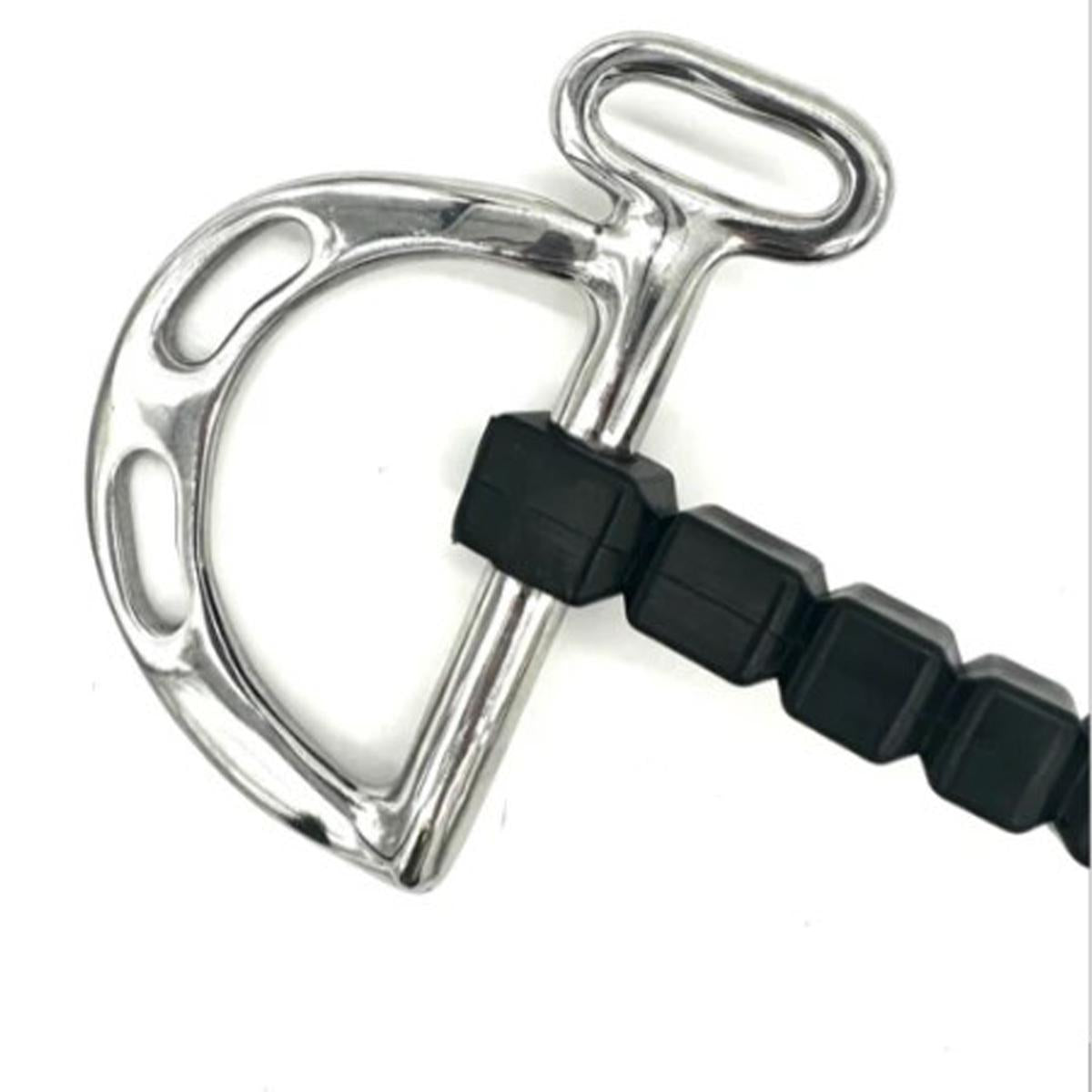 AJR Rubber Block Morph Kimberwick Bit – Comfortable Horse Training Bit for Dressage & Jumping – Perfect for Equestrian Riding & Show Events