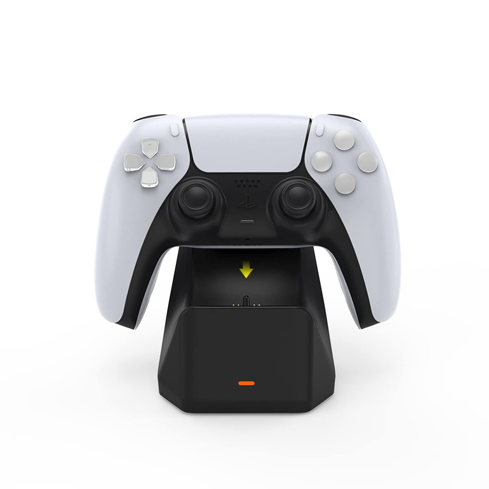 USB C Controller Charger Dock Station with LED Light Indicator - Fast Charging Stand for PS5, Xbox, Switch Pro Controllers - Perfect for Gaming Setup & Night Play