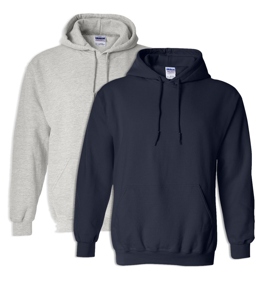 Gildan Men's Hooded Sweatshirt - Soft Cotton Pullover Hoodie for Casual Wear, Gym & Outdoor Activities