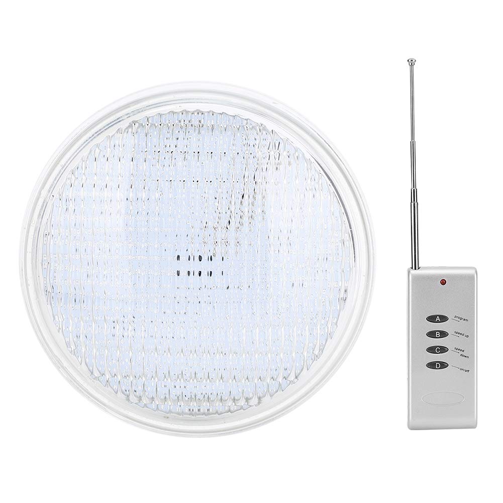 Waterproof RGB LED Pool Light with Remote Control - 360 LED Underwater Light for Aquarium, Pond, Spa, Fountain & Swimming Pool | AC12V Multicolor Night Light for Outdoor & Indoor Use