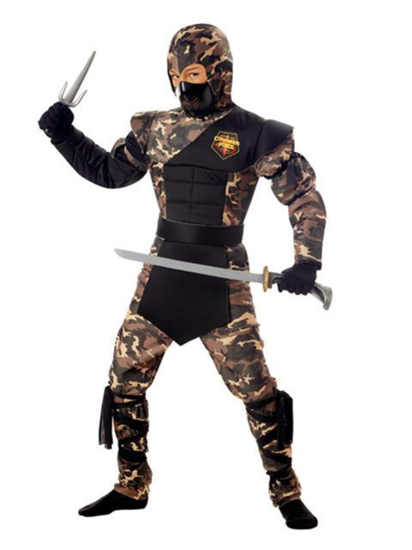Special Ops Ninja Costume for Kids - Realistic Military Ninja Outfit for Halloween, Cosplay & Role Play | California Costumes Toys