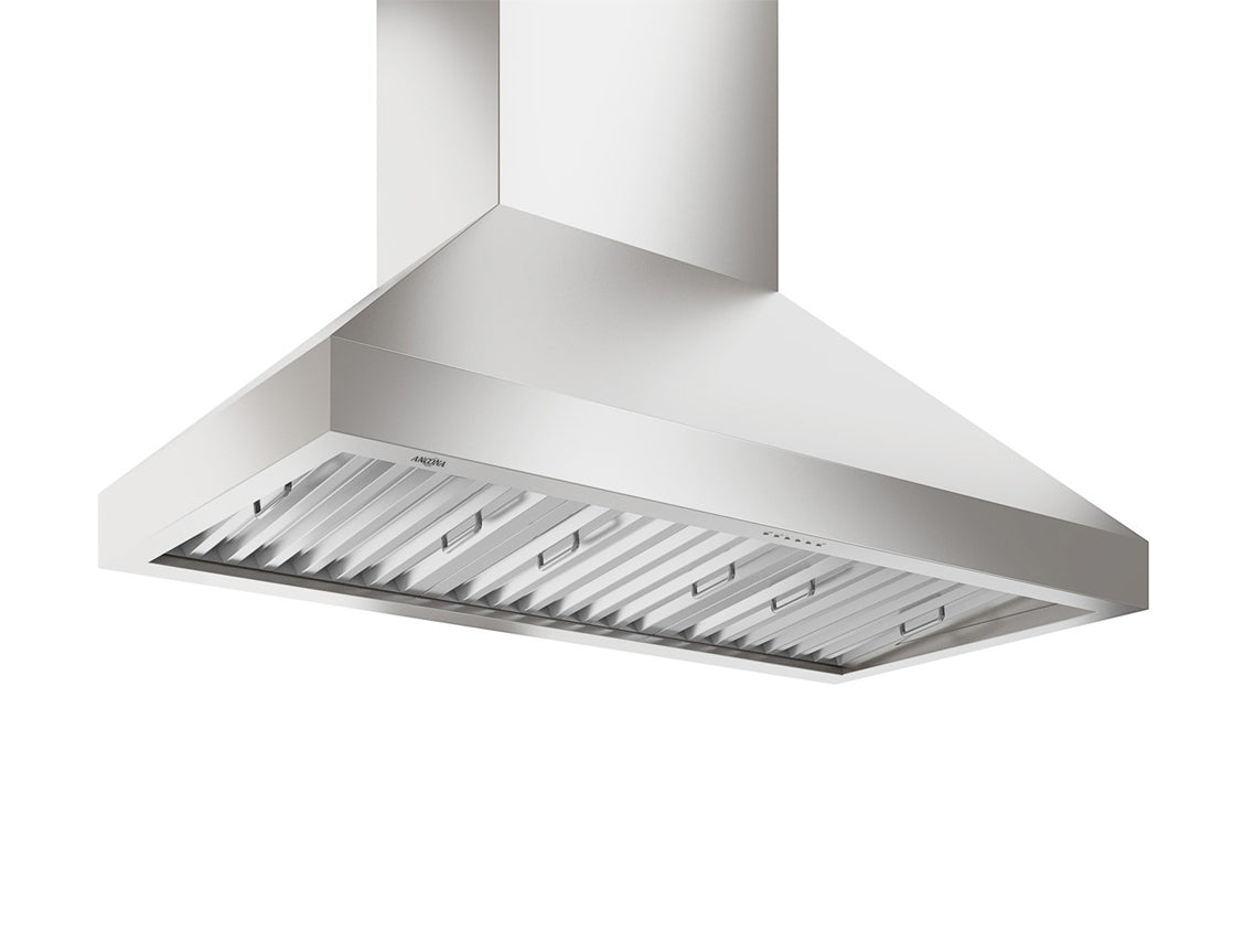 WPRO Turbo 48-Inch Wall Mount Range Hood - 1000 CFM Powerful Kitchen Ventilation for Home Cooking & Smoke Removal