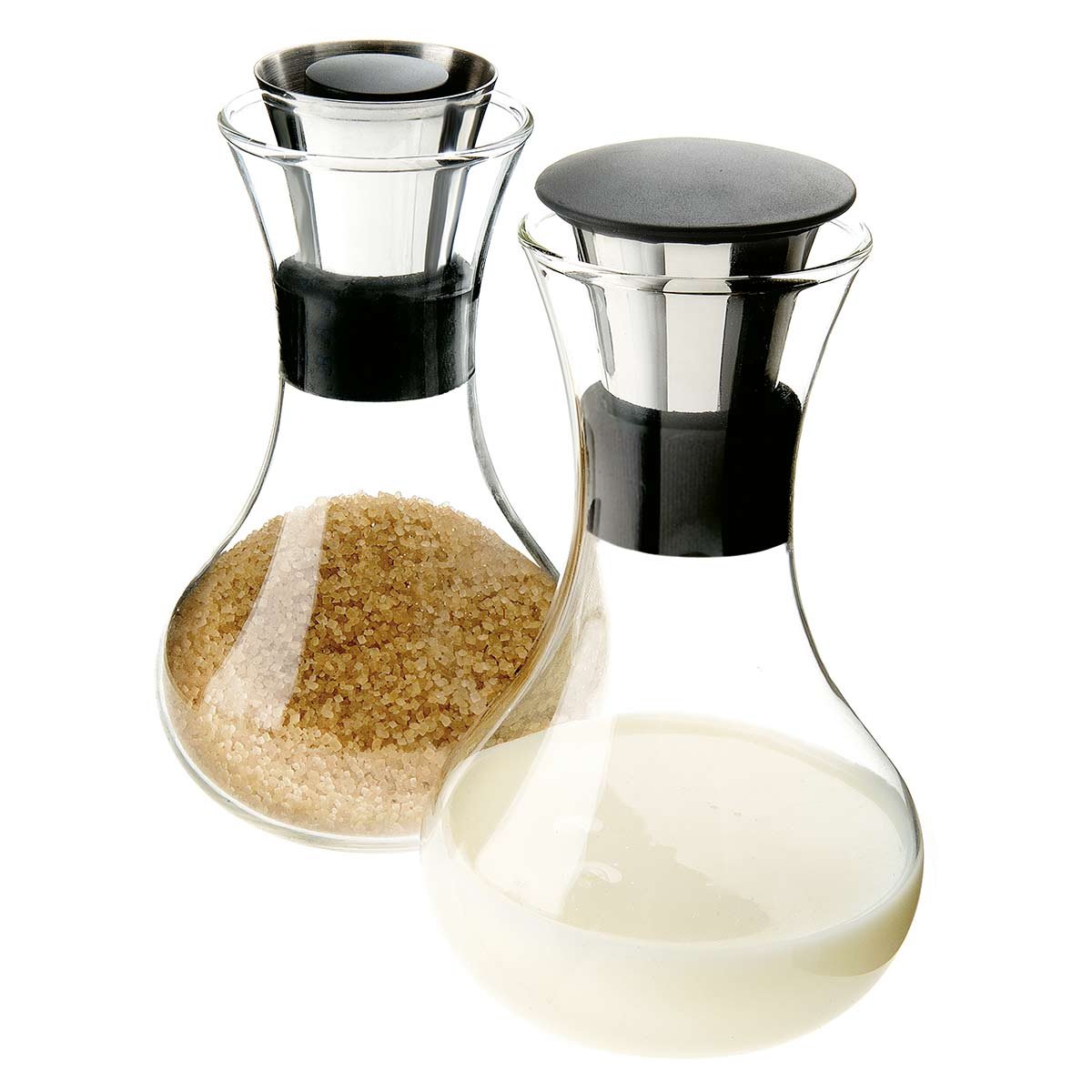 EVA SOLO Milk & Sugar Set - 100% Drip-Free Pouring, Dishwasher Safe - Premium Danish Design for Coffee & Tea Serving - Perfect for Home, Office & Restaurant Use