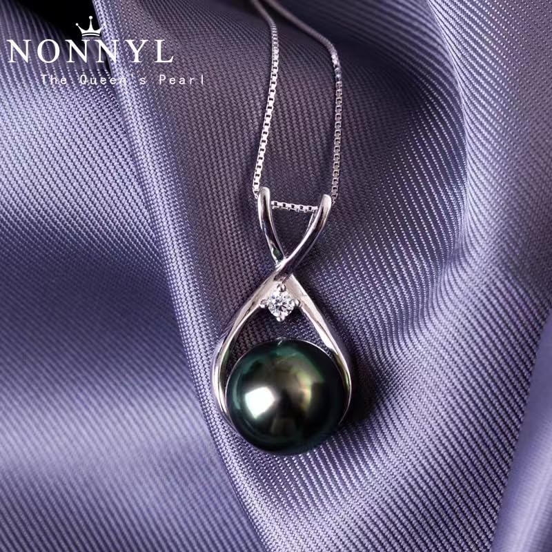 Tahitian Black Pearl Necklace for Women - Elegant Fine Jewelry Gift for Wife, Mom, Girlfriend - Perfect for Anniversary, Mother's Day, Valentine's, Christmas & Birthdays - Ideal for Date Nights, Special Occasions & Everyday Luxury