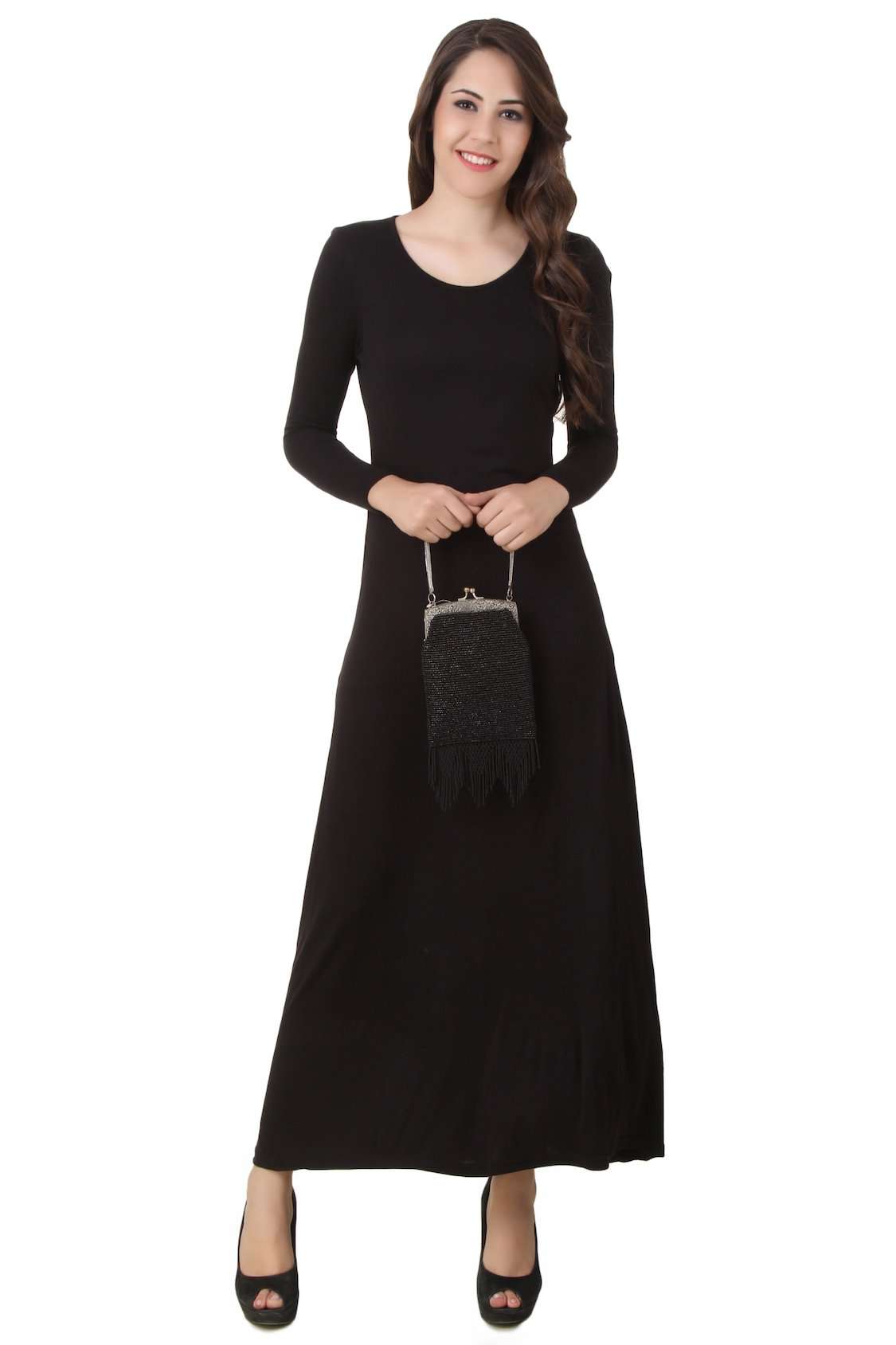 Elegant Bella Black Beaded Brass Frame Bridal Handbag for Weddings - Perfect for Brides, Bridesmaids, and Formal Events