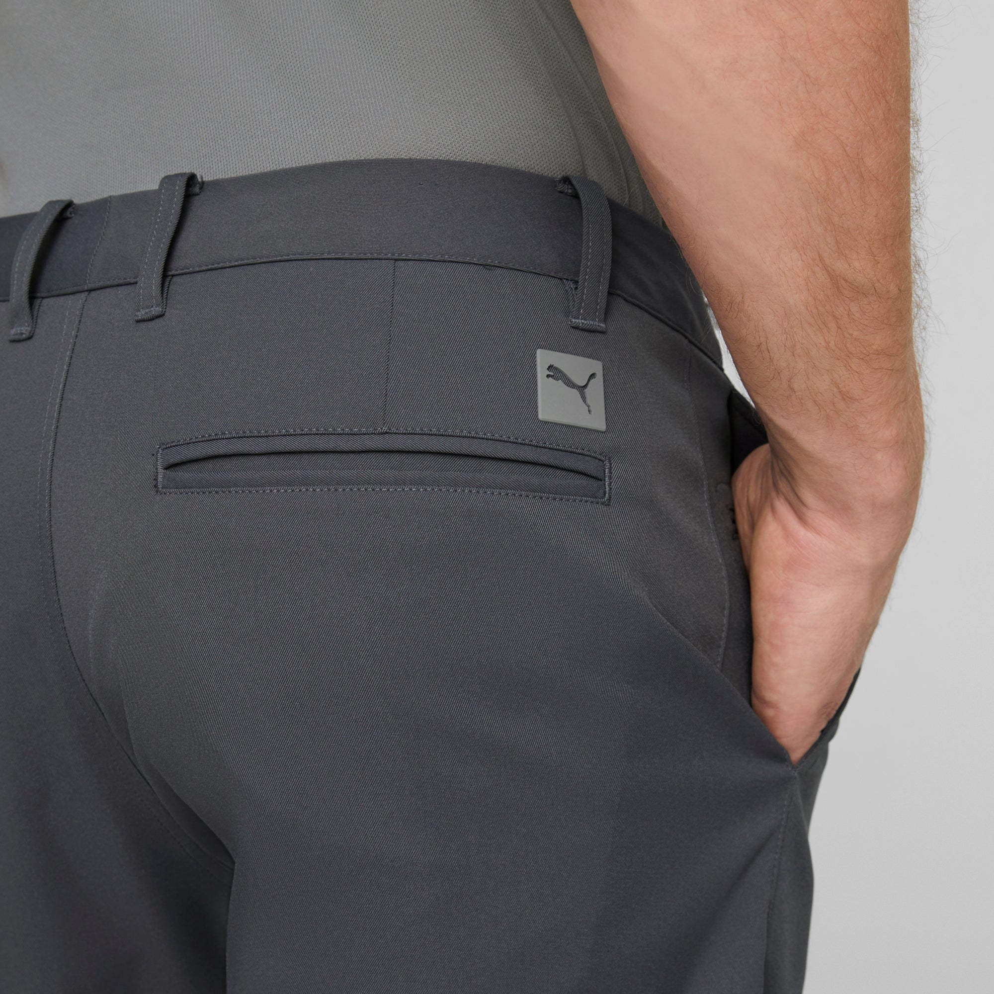 **Dealer 10 Men's Golf Shorts - Strong Gray | Moisture-Wicking & Stretchable for Comfort on the Course**
