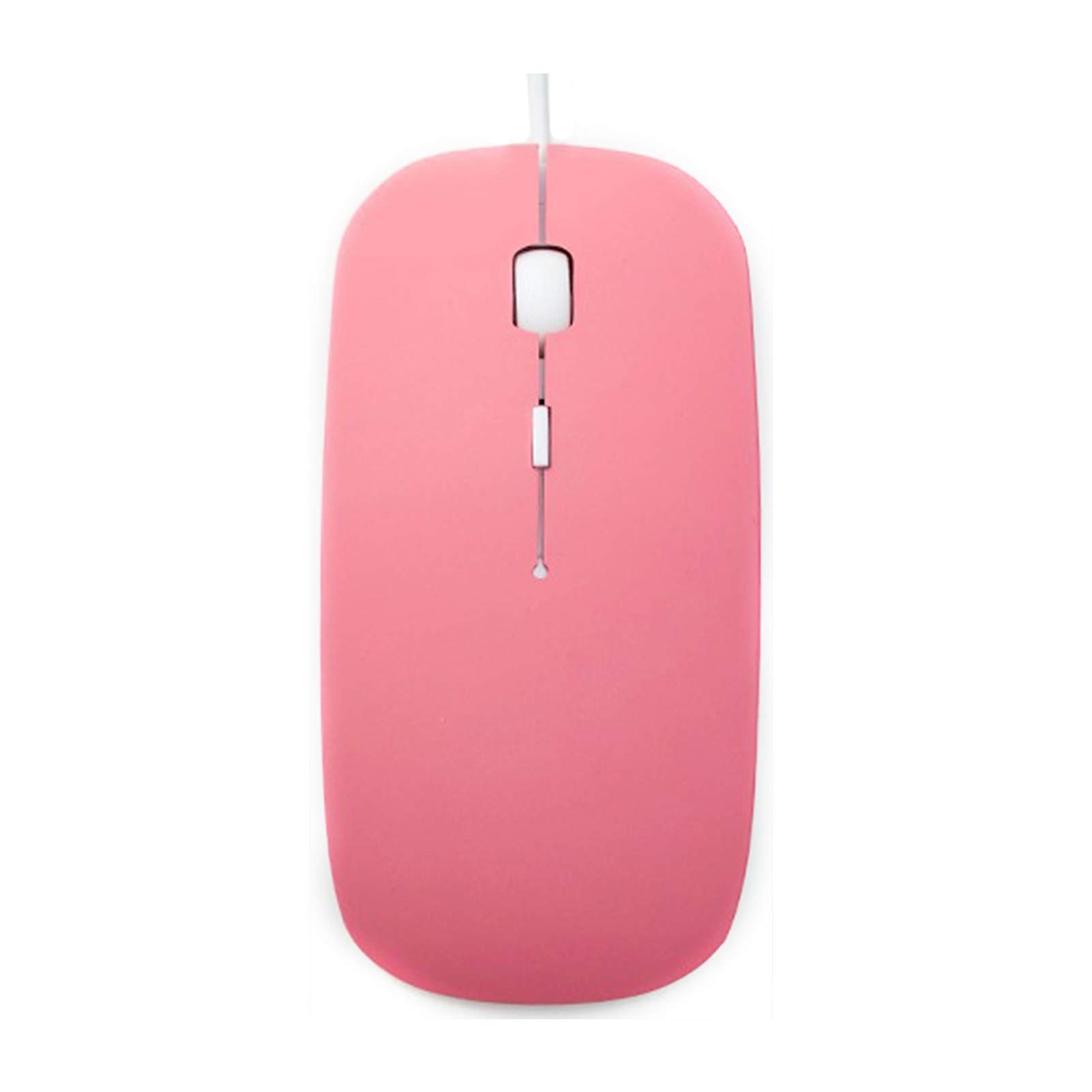 Universal Wired Gaming Mouse - 800/1000/1200/1600DPI Adjustable, 4 Buttons, Ergonomic Design for PC/Laptop (Pink) - Perfect for Gaming, Office Work & Home Use