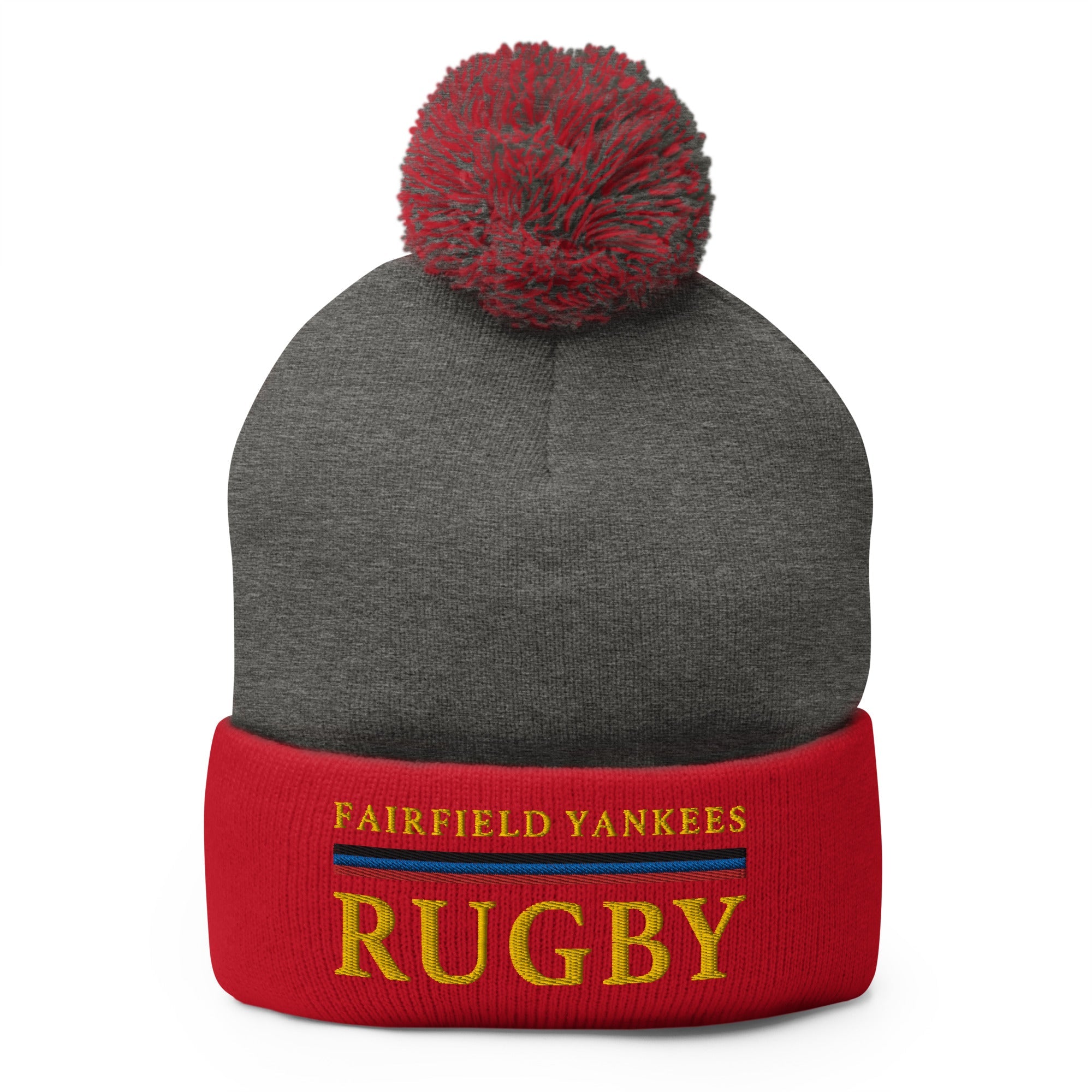 Dark Heather Grey/ Red