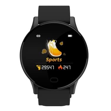 GT3 Smart Bracelet - Health Tracker with Temp Monitor & IP67 Waterproof for Sports & Fitness (Black)