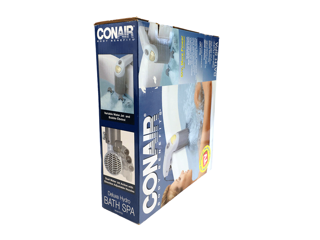 Conair Body Benefits Deluxe Hydro Bath Spa with Dual Water Jets - New in Box - Relaxing Home Spa Experience for Stress Relief & Muscle Relaxation