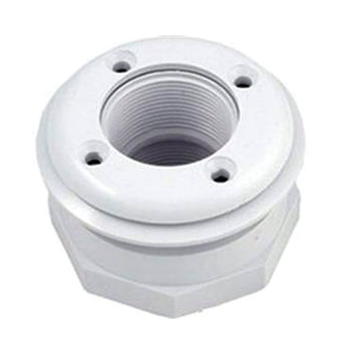 Hayward SP1408 1-1/2 Inch FIP White Vinyl Pool Inlet Return Fittings - Compatible with Above Ground & In-Ground Swimming Pools