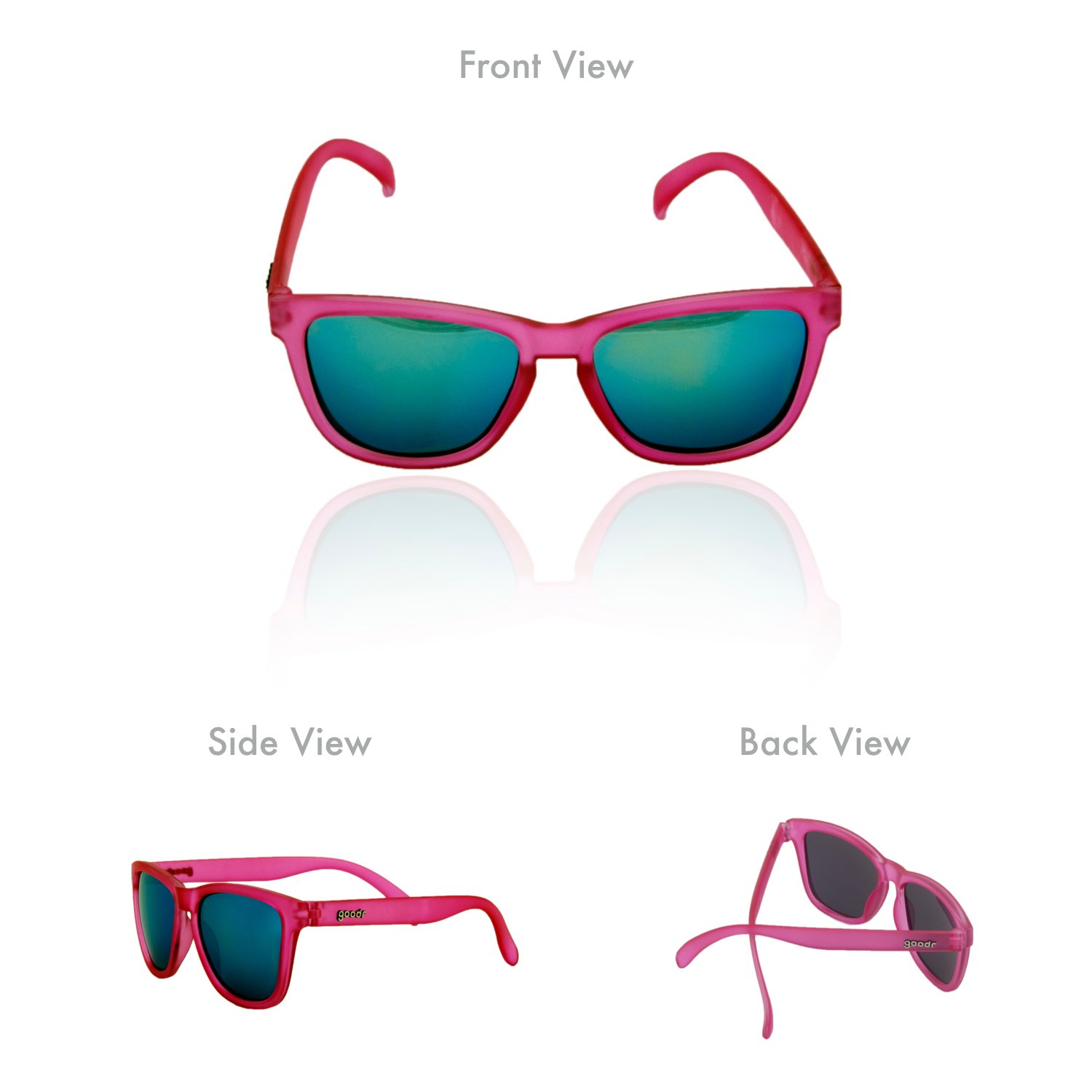 Goodr OG Sunglasses - Polarized UV Protection Running & Cycling Shades for Men & Women | Lightweight Comfortable Sports Sunglasses for Outdoor Activities