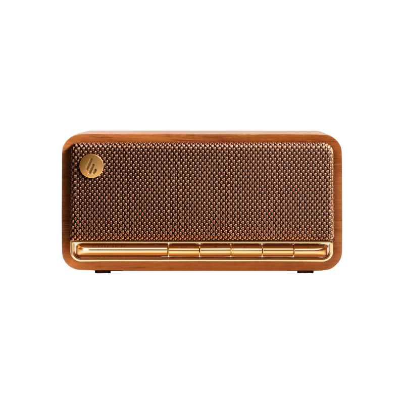 Edifier MP230 Retro Bluetooth Speaker - Portable Wireless Speaker with Rich Bass, 10H Playtime, IPX5 Waterproof - Perfect for Outdoor, Travel, Home & Office Use