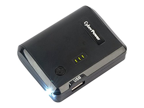 CyberPower CPBC4400 4400mAh Portable External Battery Pack - USB Power Bank for Smartphones, Tablets & More - Perfect for Travel, Camping & Emergency Charging