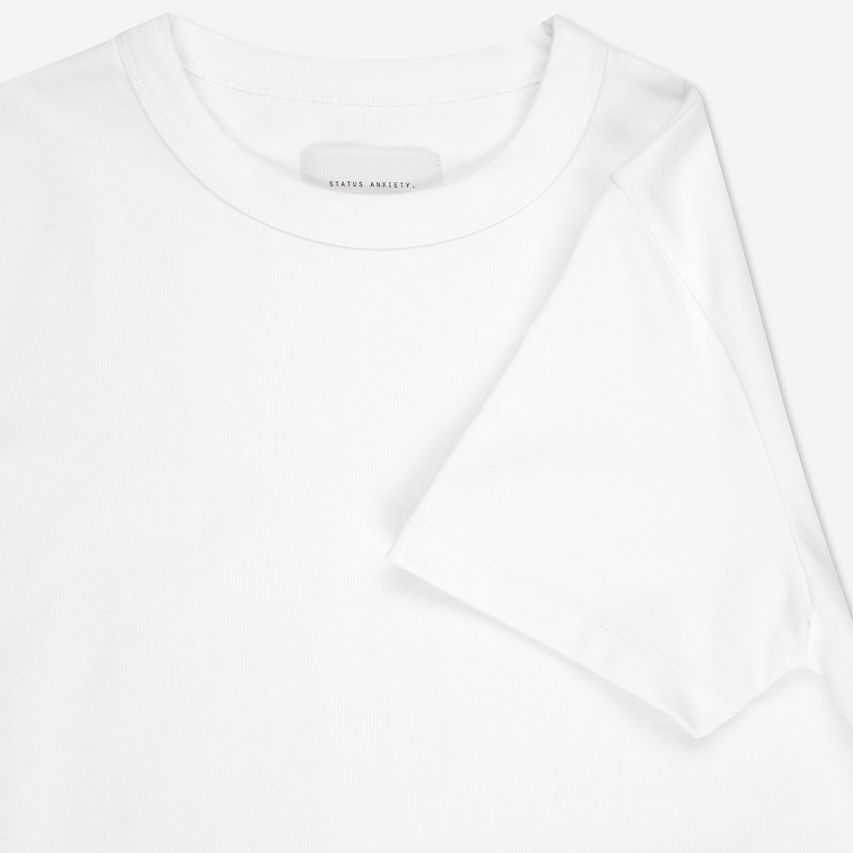 Feels Right Women's T-Shirt - Soft Cotton Crewneck Tee in Off White | Casual Everyday Wear & Layering Essential