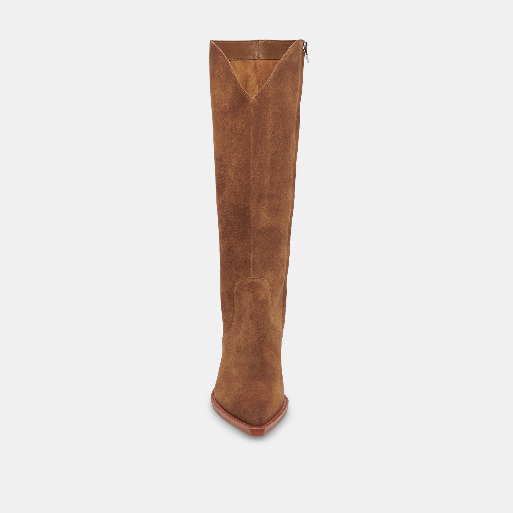 RAJ Wide Calf Boots for Women - Brown Suede Ankle Boots Comfortable & Stylish - Perfect for Fall, Winter & Casual Outfits