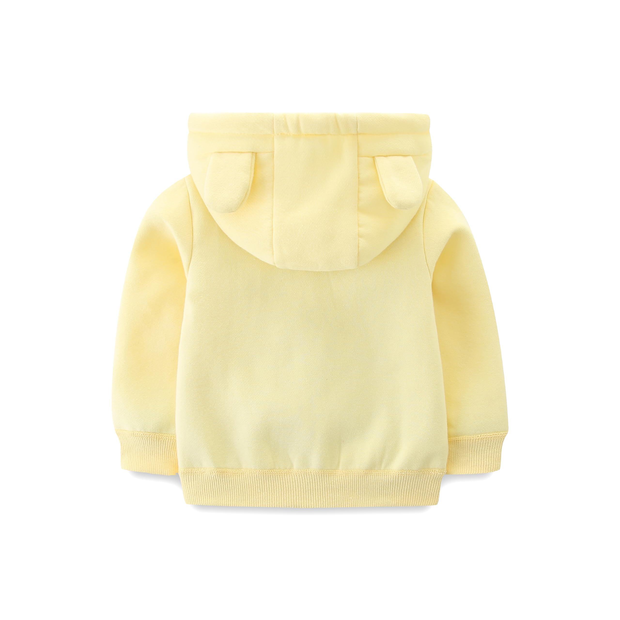 Adorable Baby Hooded Zip Coat for Girls & Boys - Warm Fall & Spring Outerwear Jacket (3-24 Months) - Perfect for Playdates, Park Outings & Cool Weather