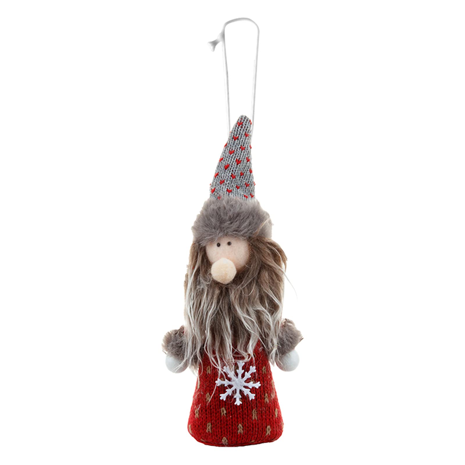 Mini Christmas Tree Ornaments - Rustic Angel Pendants for Holiday Decor, New Year & Xmas Tree Decorations | Perfect for Home, Office, Party & Gift Giving