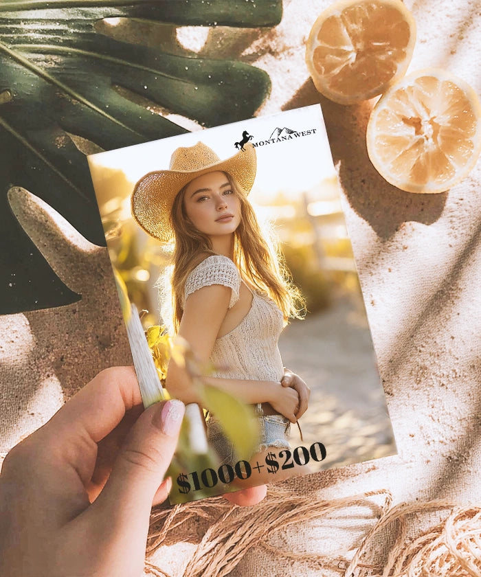 Montana West 2025 Annual Gift Card - Perfect for Birthdays, Holidays & Special Occasions | Fashion Accessories Gift Idea