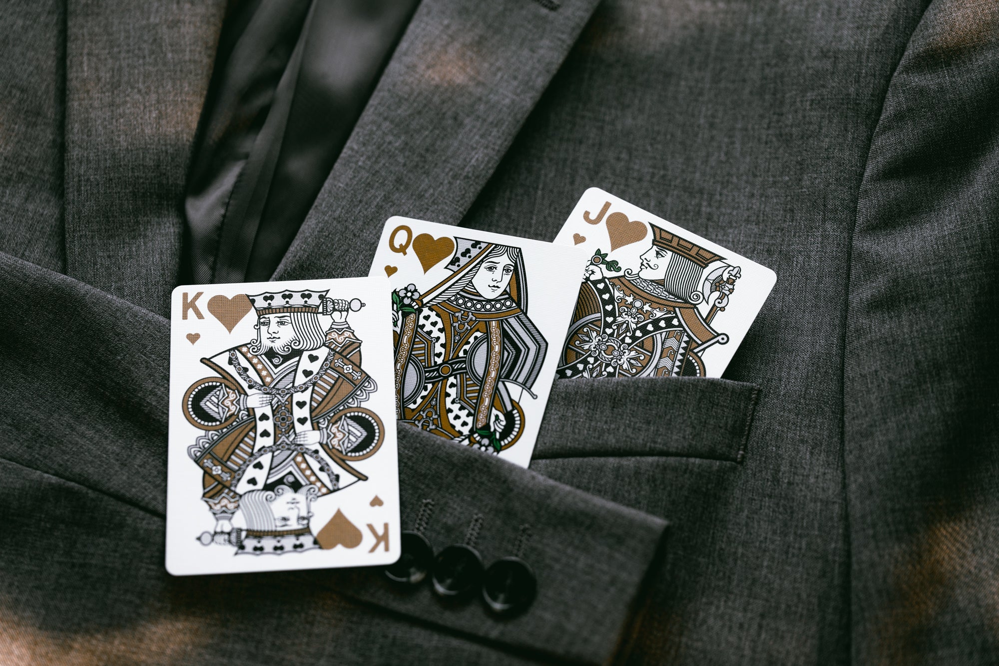 Premium Gilded Edition Luxury Playing Cards - Table Players Vol. 06 | Elegant Casino Style, Poker Night, Cardistry & Magic Tricks | Perfect for Game Nights, Gifts & Collectors