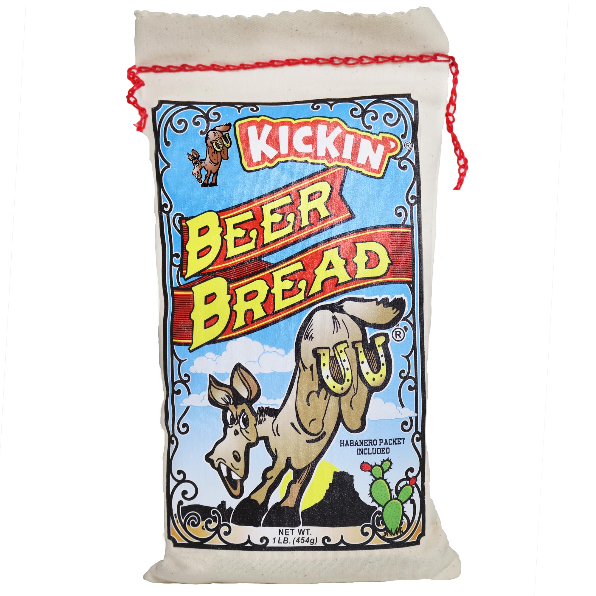 ASS KICKIN’ Beer Bread Mix - Premium Gourmet Baking Mix with Habanero Pack - 16oz Artisan Bread Kit - Perfect for Spicy Food Lovers & Unique Gifts - Great for Parties, Game Nights & Holiday Gatherings