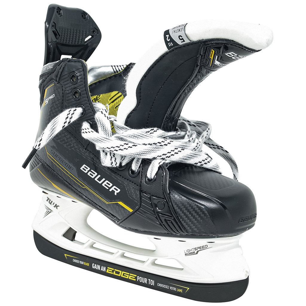 Bauer Supreme M5 Pro Intermediate Ice Hockey Skates - High-Performance Skates for Youth & Teen Players - Perfect for Competitive Games & Practice Sessions