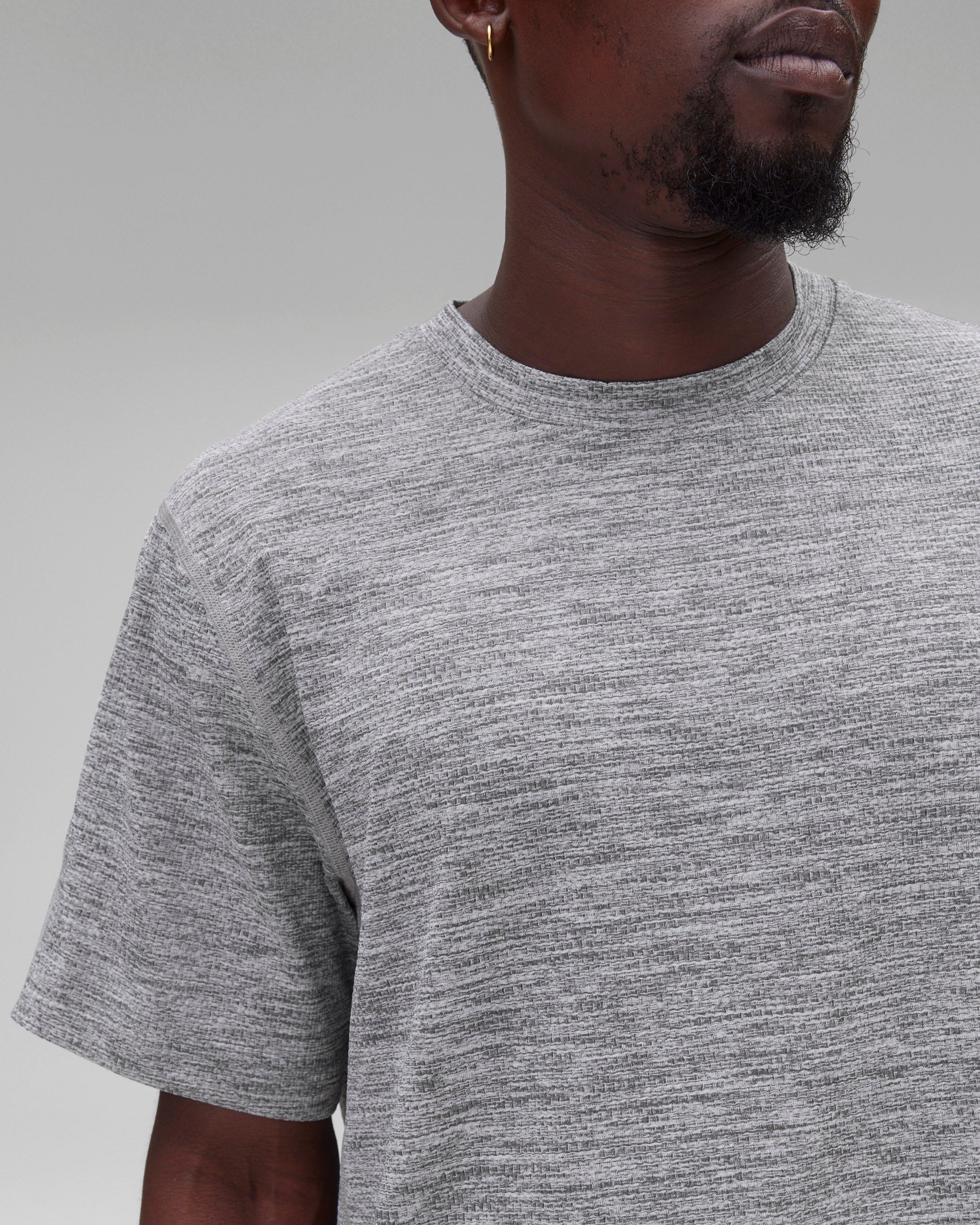 Breathable Men's Knit Solotex Mesh T-Shirt - Lightweight Summer Casual Tee for Outdoor Activities & Gym Workouts