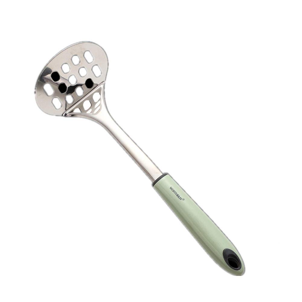 Premium Stainless Steel Potato Masher - Heavy Duty Kitchen Tool for Smooth Mashed Potatoes, Baby Food & Purees | Ideal for Home Cooking, Meal Prep & Healthy Eating
