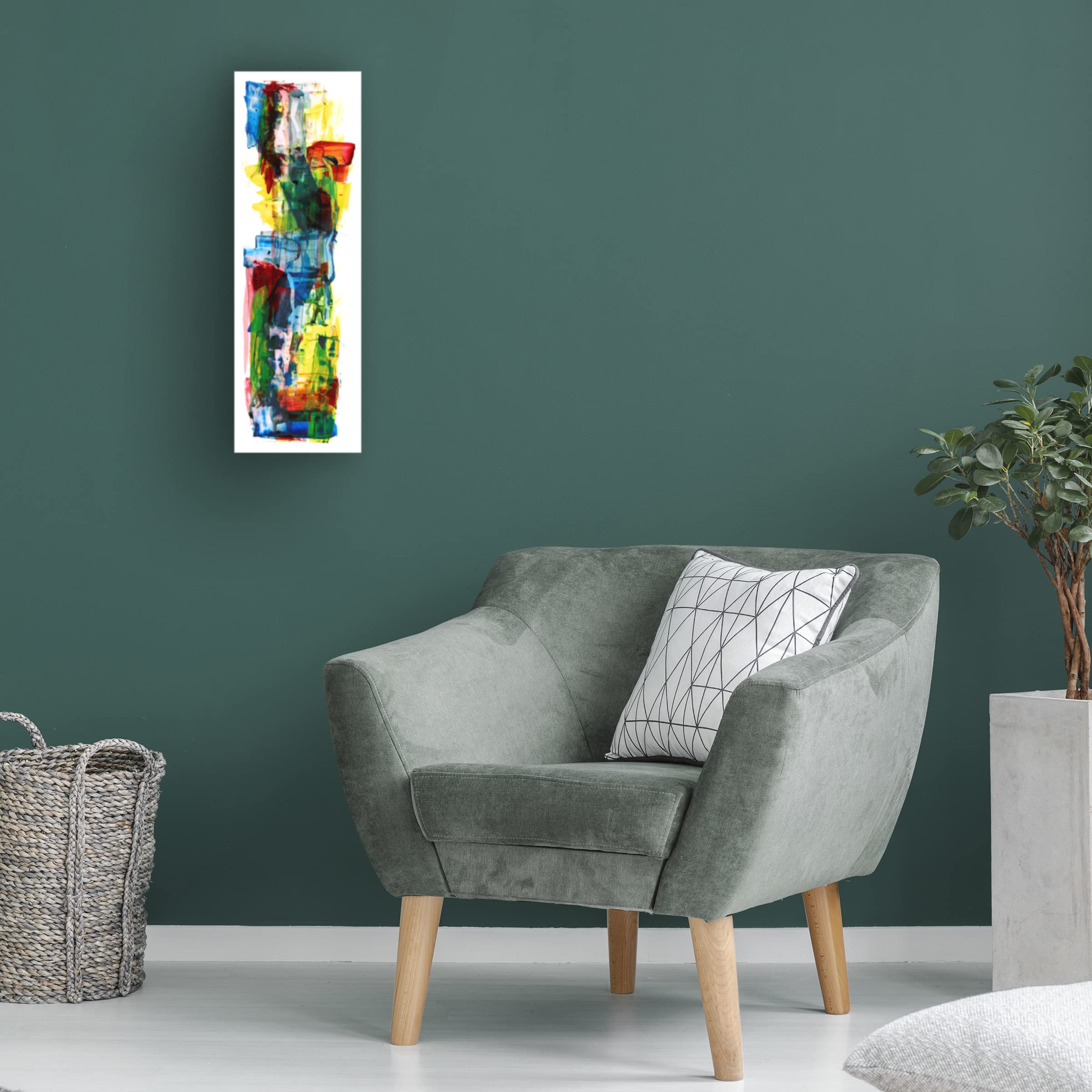 Renee W Stramel 'Primary Residence I' Canvas Wall Art Print - Modern Home Decor for Living Room, Bedroom & Office - Trademark Fine Art Collection