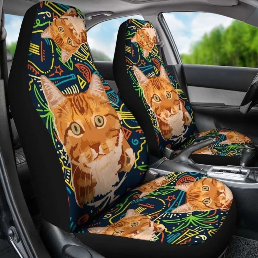 Premium American Shorthair Cat Car Seat Cover - Universal Fit for Cars, SUVs & Trucks (Model 5 112428) - Protect Your Vehicle from Pet Hair, Scratches & Dirt - Perfect for Road Trips, Daily Commutes & Pet Travel