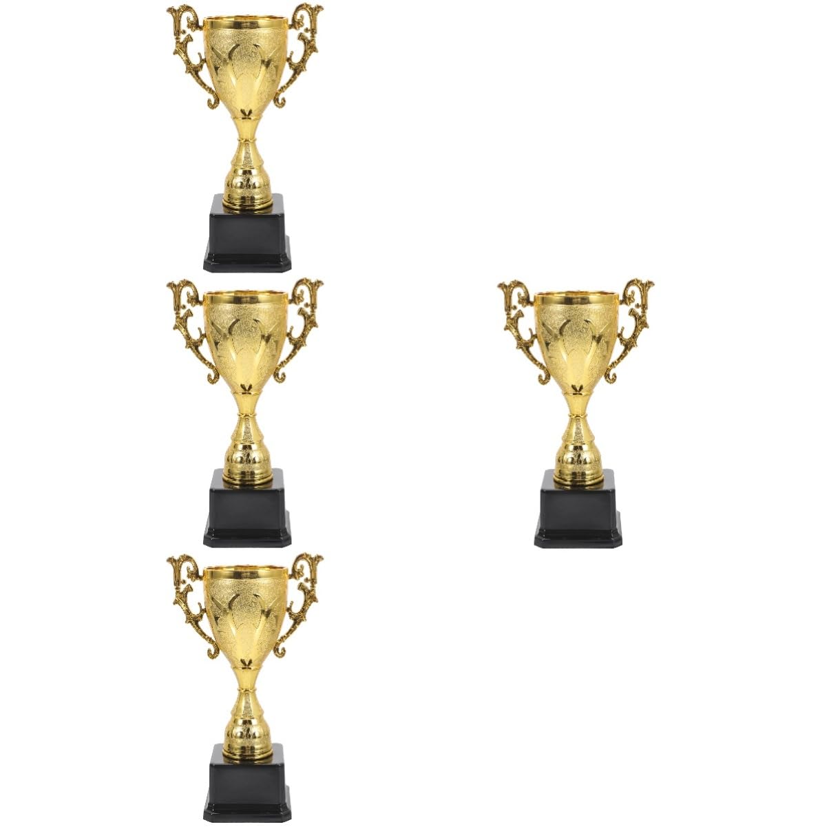 OHPHCALL Kids Plastic Soccer Trophy Award - Bulk Pack of 12 for Sports Tournaments, School Competitions & Birthday Party Prizes - Perfect Reward for Young Athletes & Soccer Players
