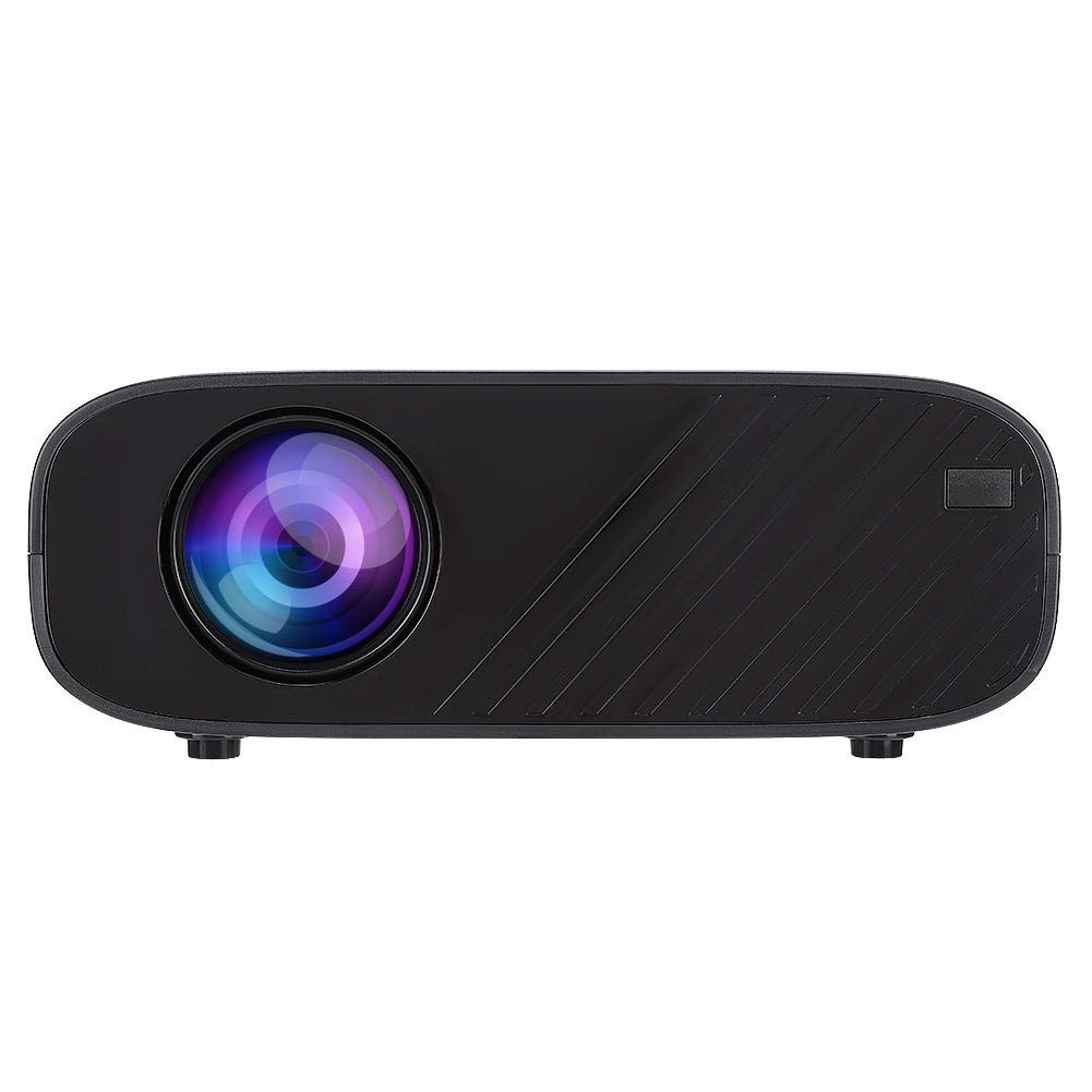 Hakeeta 3D HD Projector 720P 5000 Lumens - 30000 Hours LED Lamp Life - Supports AV/USB/HDMI/VGA/TF Card Input - Home Theater & Outdoor Movie Projector for Movies, Gaming & Presentations (US)