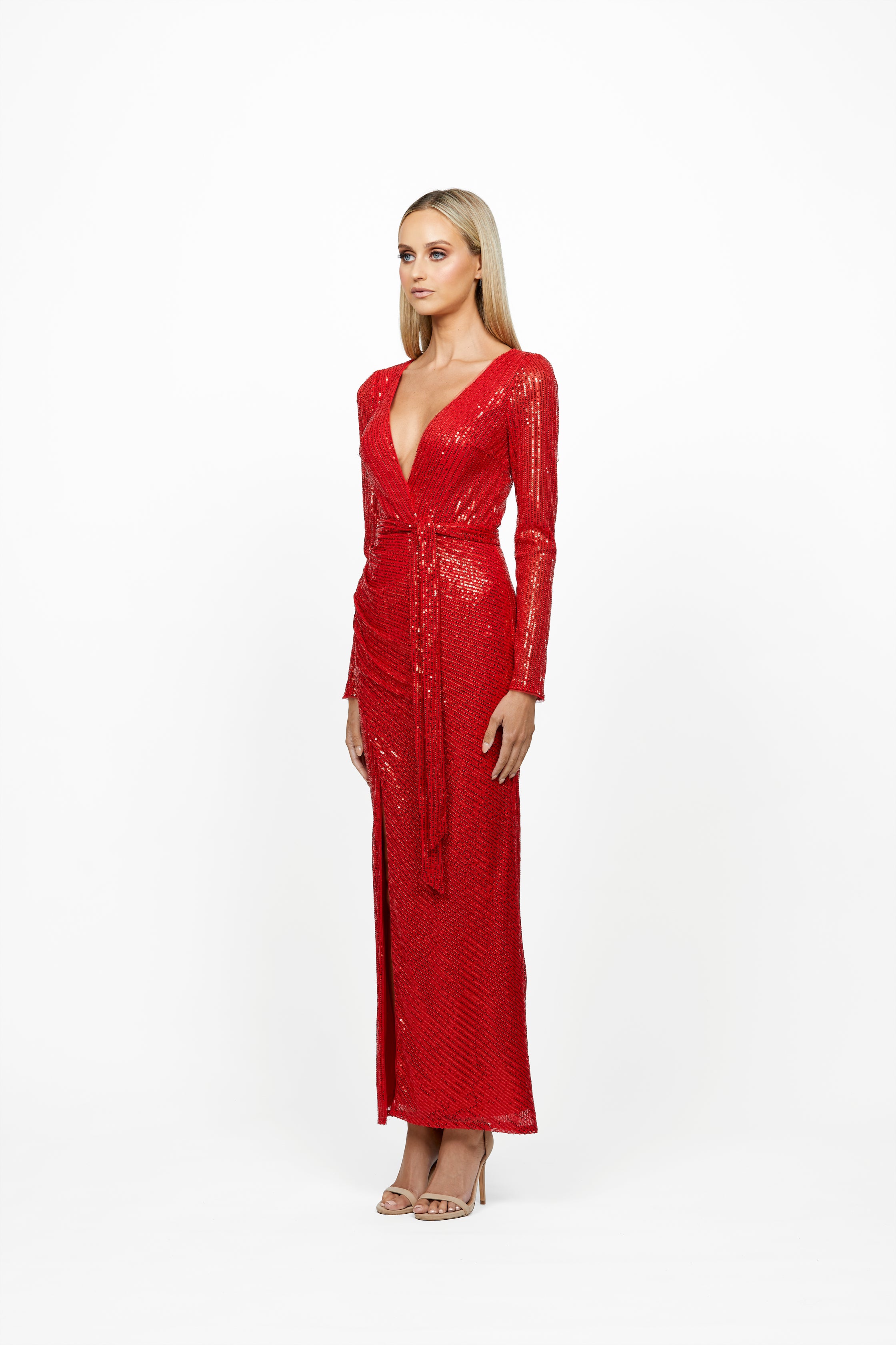 Zoila Women's Long Sleeve Maxi Dress - Elegant Flowy Boho Style for Casual Wear, Date Night & Special Occasions