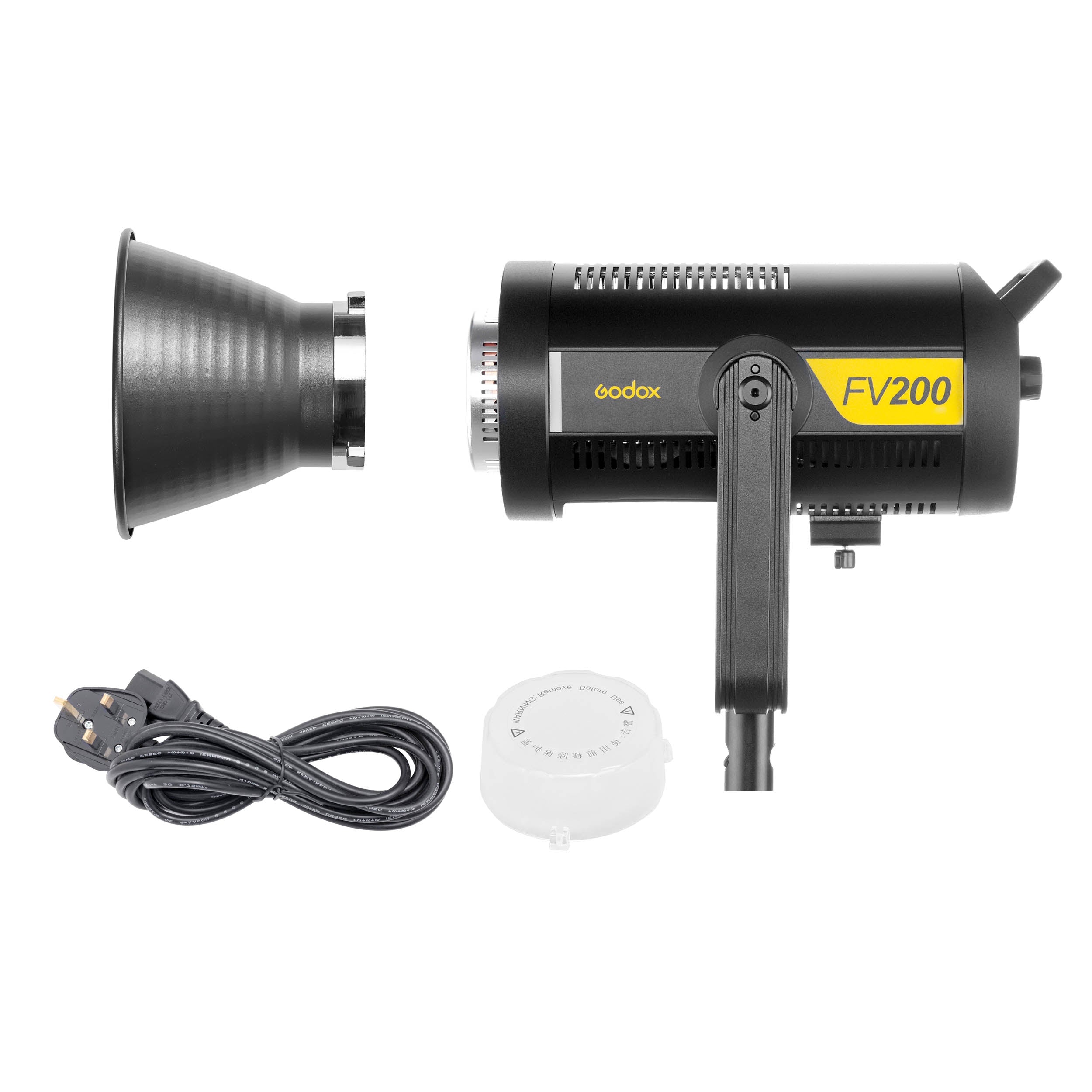 Godox FV200 200W LED Flash Light - Daylight Balanced High Speed Sync 2-in-1 Continuous Lighting for Photography & Videography - Perfect for Studio, Portrait, and Product Shoots