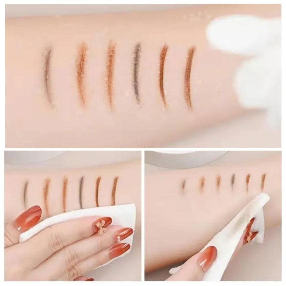 Double Ended Automatic Rotating Eyebrow Pencil - Dark Brown, Medium Brown & Black Shades | Waterproof & Long Lasting | Perfect for Natural Eyebrow Filling, Shaping & Everyday Makeup