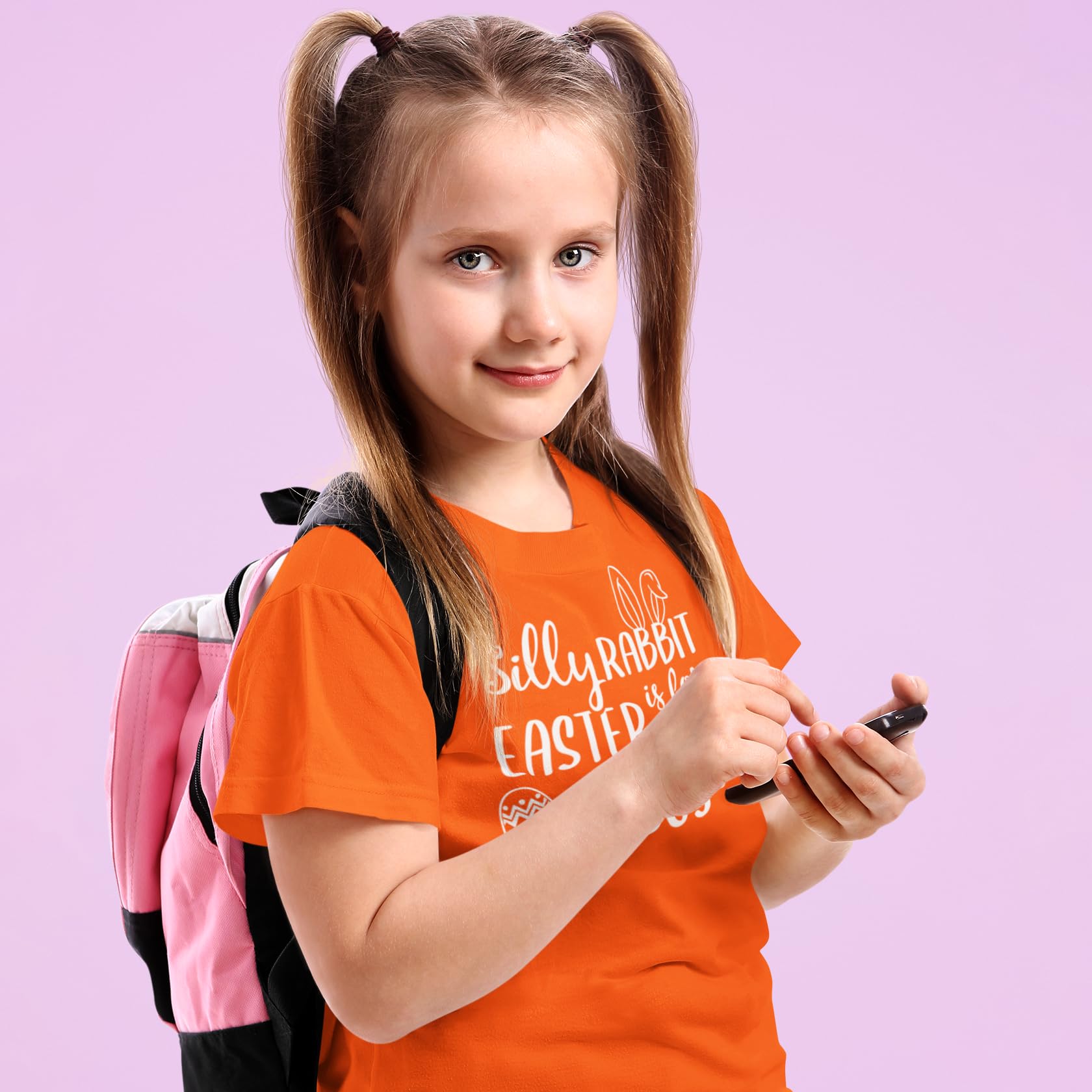 Shop4ever® Silly Rabbit Easter is for Jesus Kids T-Shirt - Cute Christian Easter Tee for Boys & Girls - Perfect for Church, Sunday School & Easter Celebrations