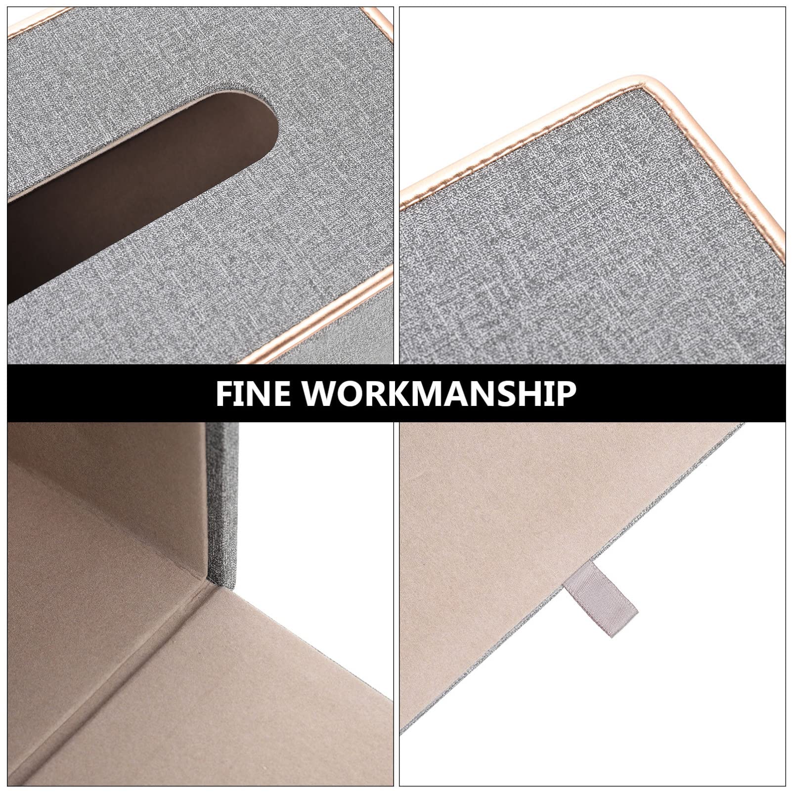 Premium Paper Towel Holder & Tissue Box Organizer - Sturdy Storage Container for Napkins, Tissues & Paper Rolls - Perfect for Kitchen, Bathroom & Office Organization