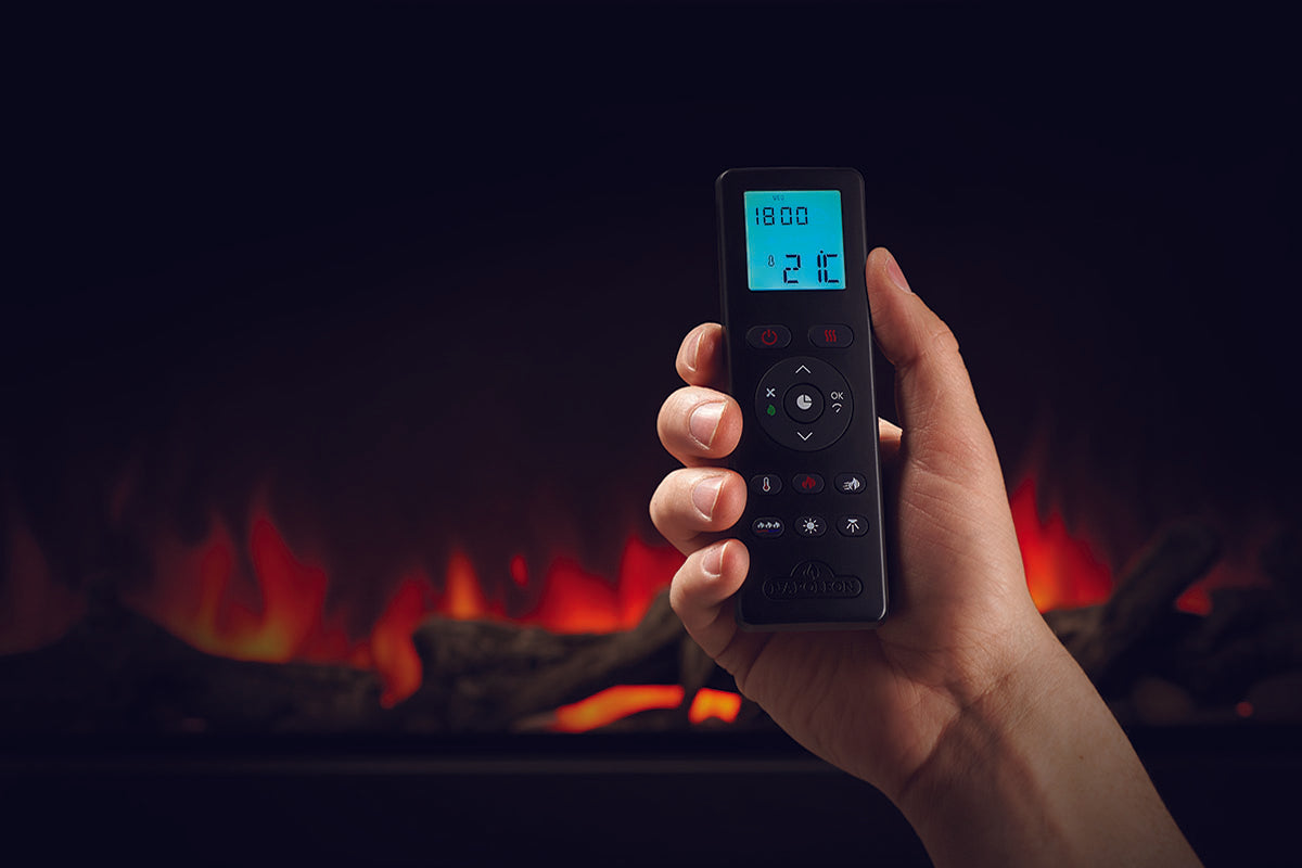 Napoleon Astound 62 Smart Built-In Linear Electric Fireplace - Modern Home Heating Solution for Living Room & Bedroom