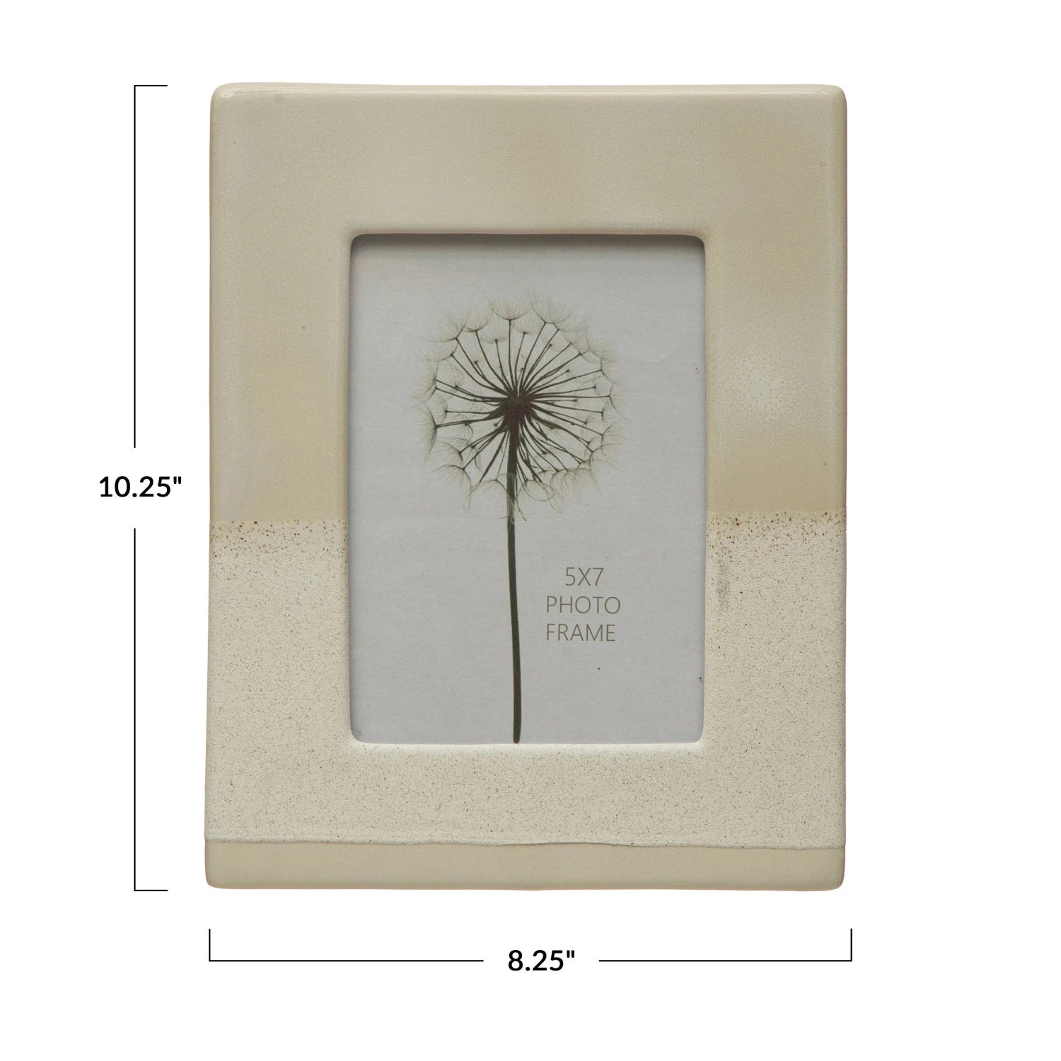 Personalized Stoneware Photo Frame - Handcrafted Ceramic Picture Display for Home Decor, Gifts, and Memories | Perfect for Weddings, Anniversaries, and Family Keepsakes