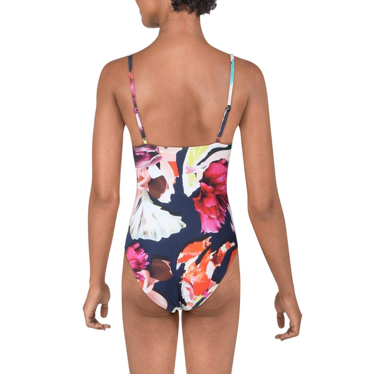 Kenneth Cole Women's Push Up One Piece Swimsuit - Over The Shoulder Mio Design for Beach, Pool & Vacation | Comfortable & Stylish Swimwear