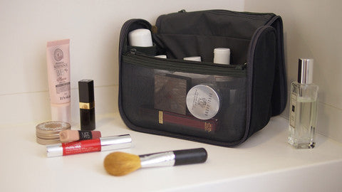 Monocozzi Lush Skin Care Bag - Waterproof Travel Cosmetic Organizer for Women, Perfect for Gym, Spa & Vacation Essentials Storage