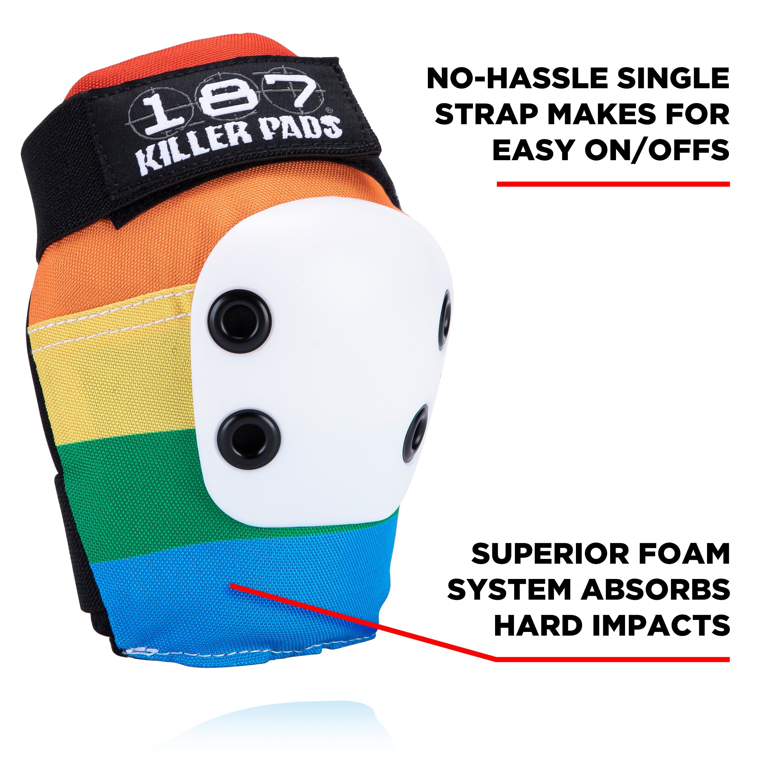 Rainbow Slim Elbow Pad - Lightweight & Comfortable for Sports, Work & Daily Use