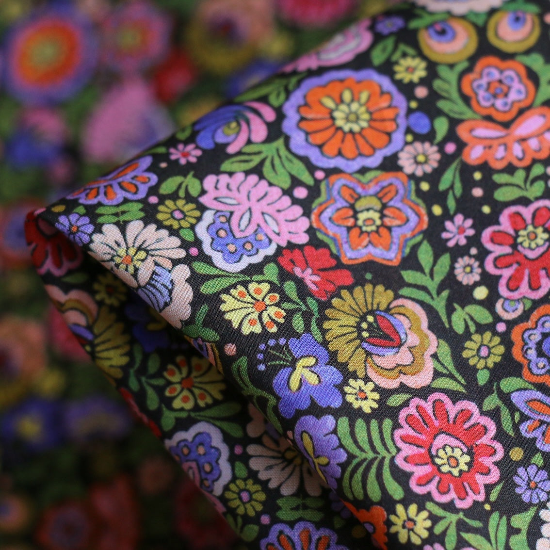 Begonia Liberty Tana Lawn Cotton Fabric - Premium Quality for Quilting, Dressmaking & Home Decor Projects