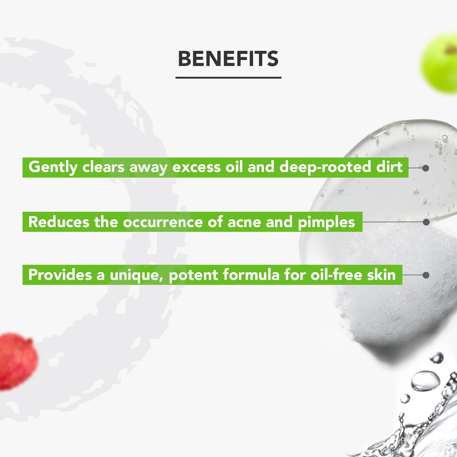 Lotus Professional PhytoRx Deep Pore Cleansing Face Wash - Blackhead & Acne Control, Oil-Free Daily Facial Cleanser (80g) | Gentle Exfoliating for Oily & Combination Skin | Perfect for Morning & Night Skincare Routine