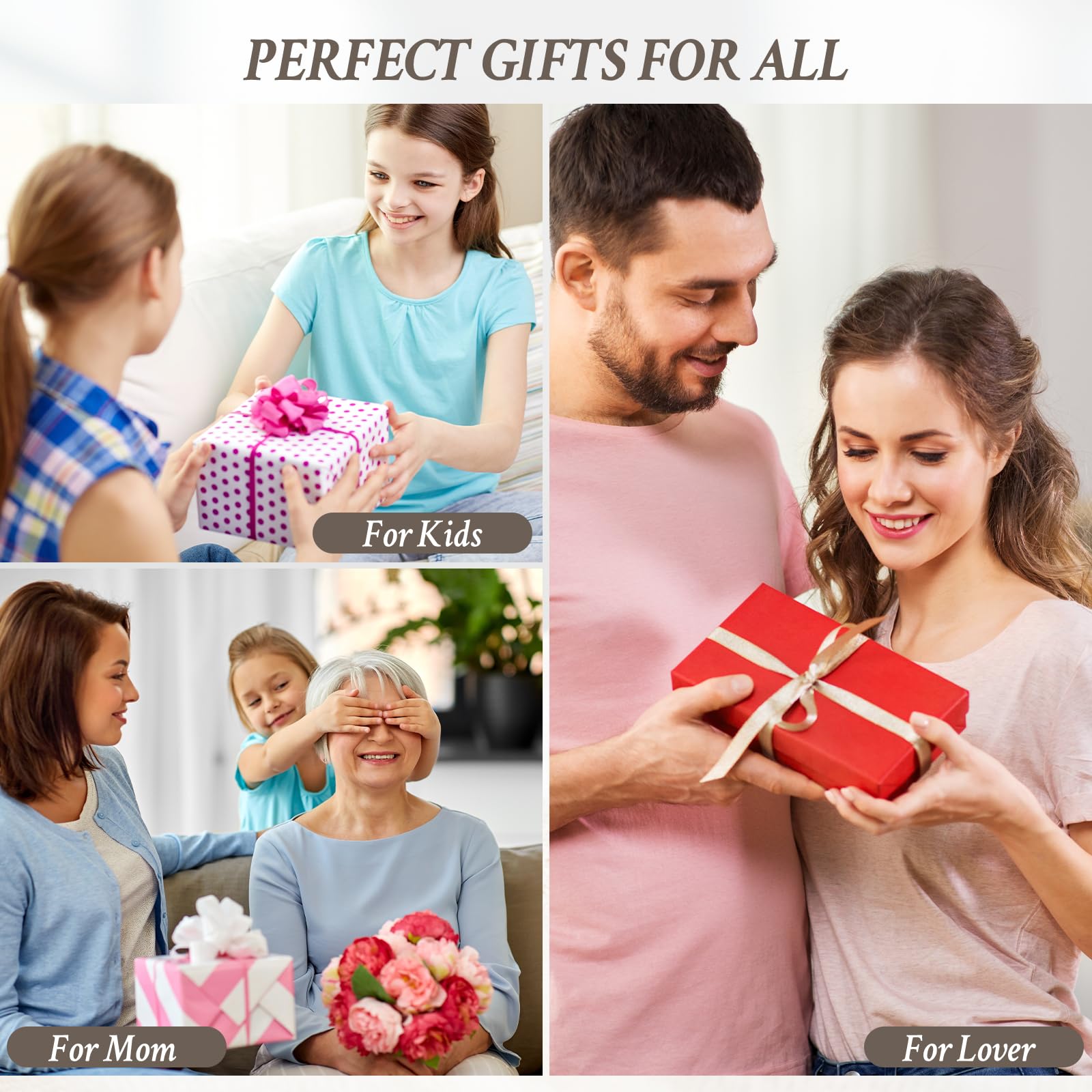 Chime Heart Decorations - Musical Bells with Hand-Painted Patterns, Portable Art & Gift Set (6 Unique Designs) for Home Decor, Wedding Favors & Garden Ornaments